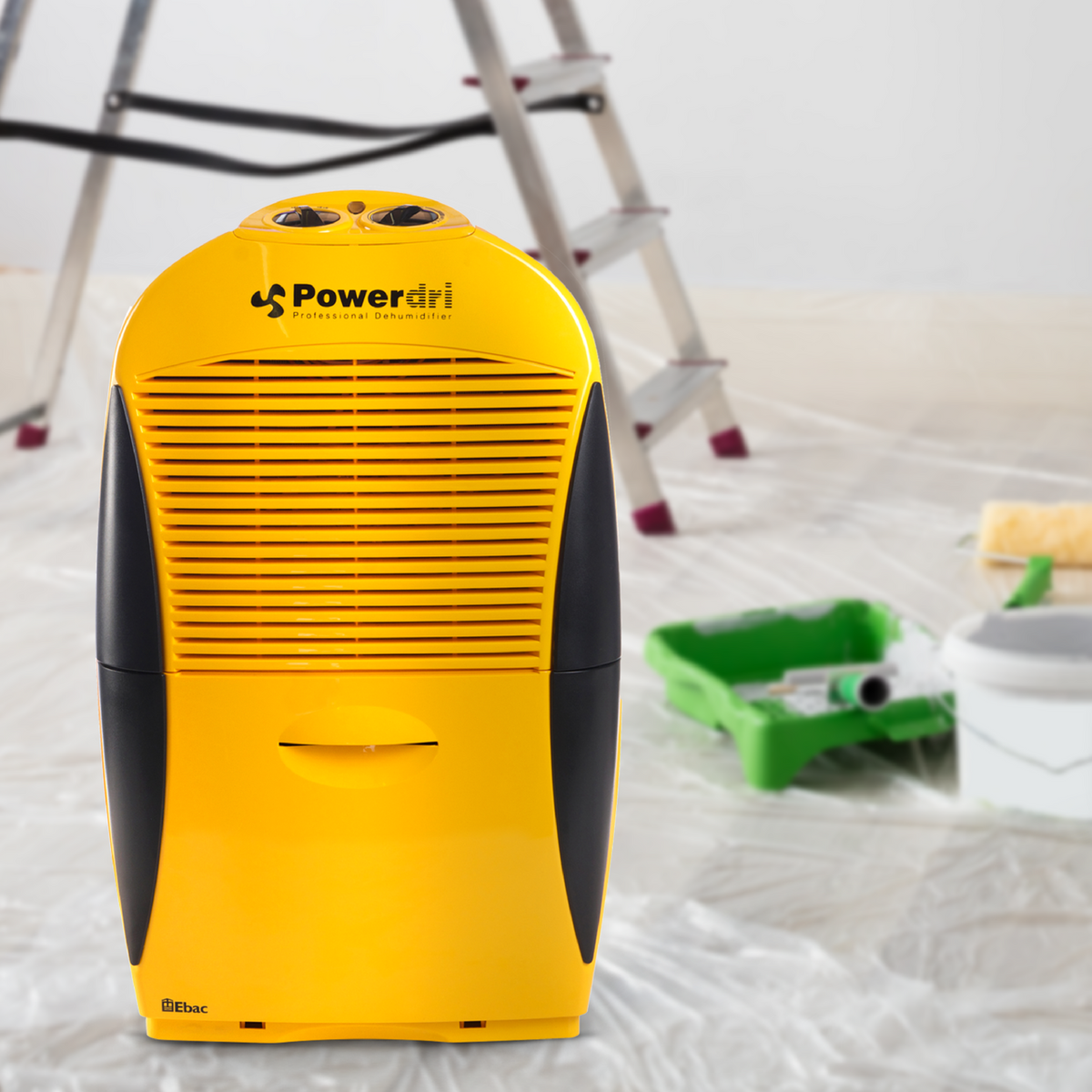 Ebac Powerdri 18 dehumidifier, angled view