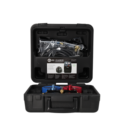 JAVAC EDGE JAV-1216 manifold kit with Safe Seal hoses, box contents
