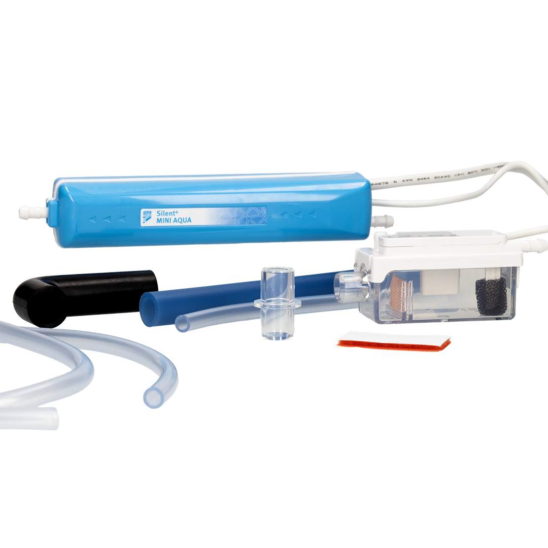 Aspen Silent+ Mini Aqua FP3420 kit contents