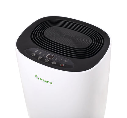 MeacoDry ABC 10L dehumidifier, top and controls