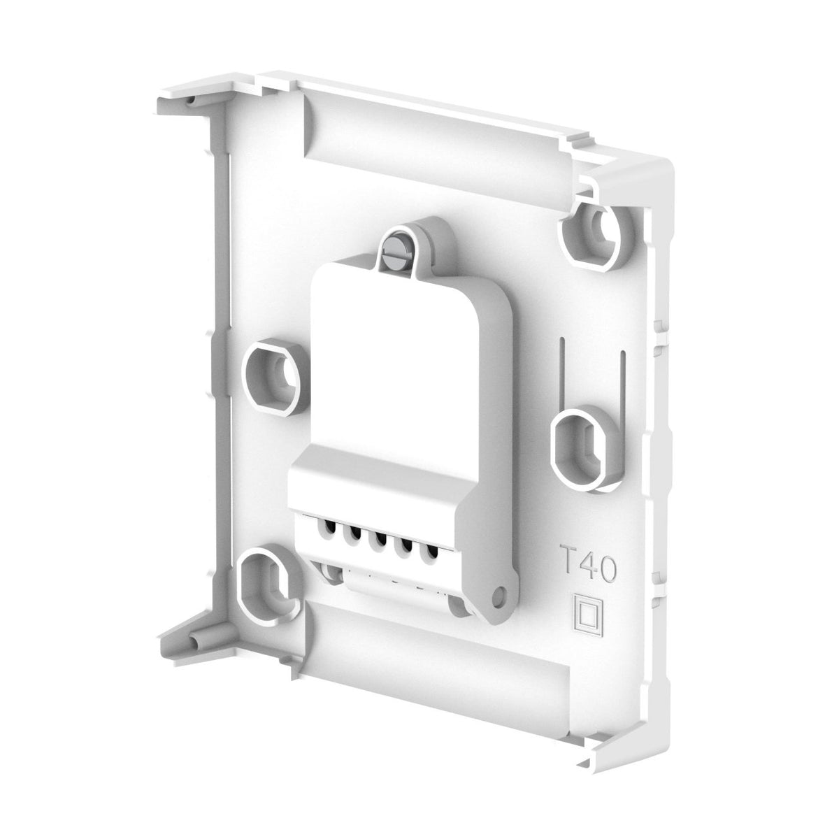 Honeywell Home DT4 wall plate, terminal cover closed