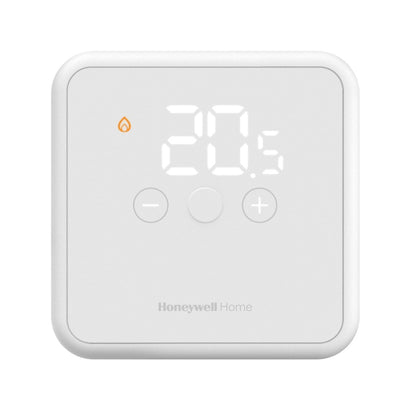Honeywell Home DT4R wireless room thermostat, front view