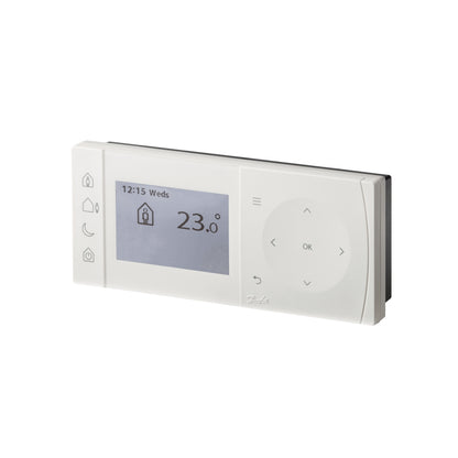 Danfoss TPOne-M programmable room thermostat, side view