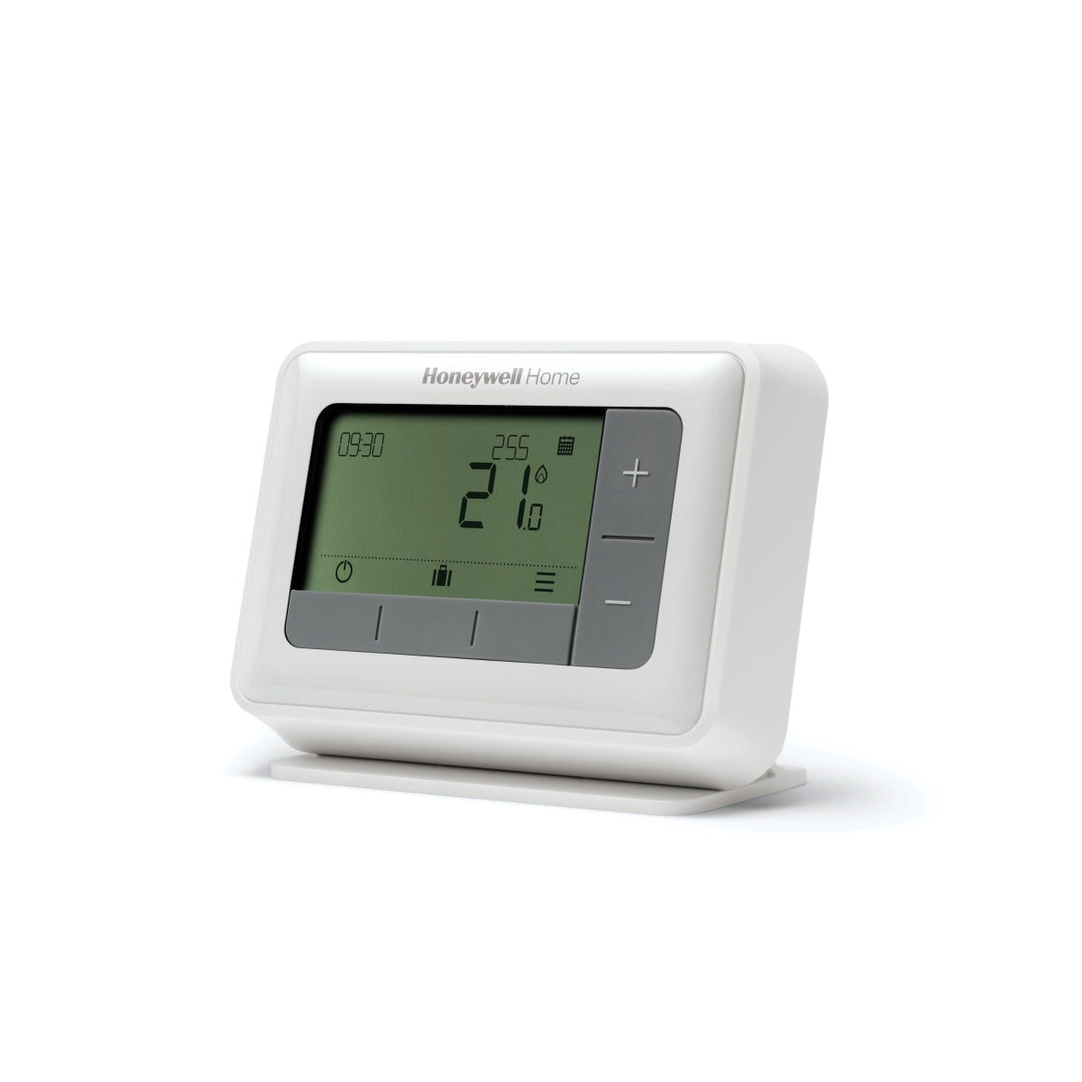 Honeywell Home T4R thermostat, angled view