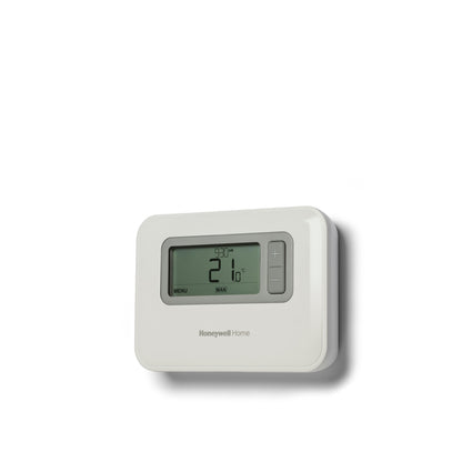 Honeywell Home T3 programmable thermostat, angled view