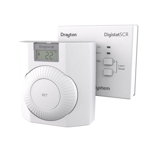 Drayton Digistat+ RF wireless thermostat with SCR receiver