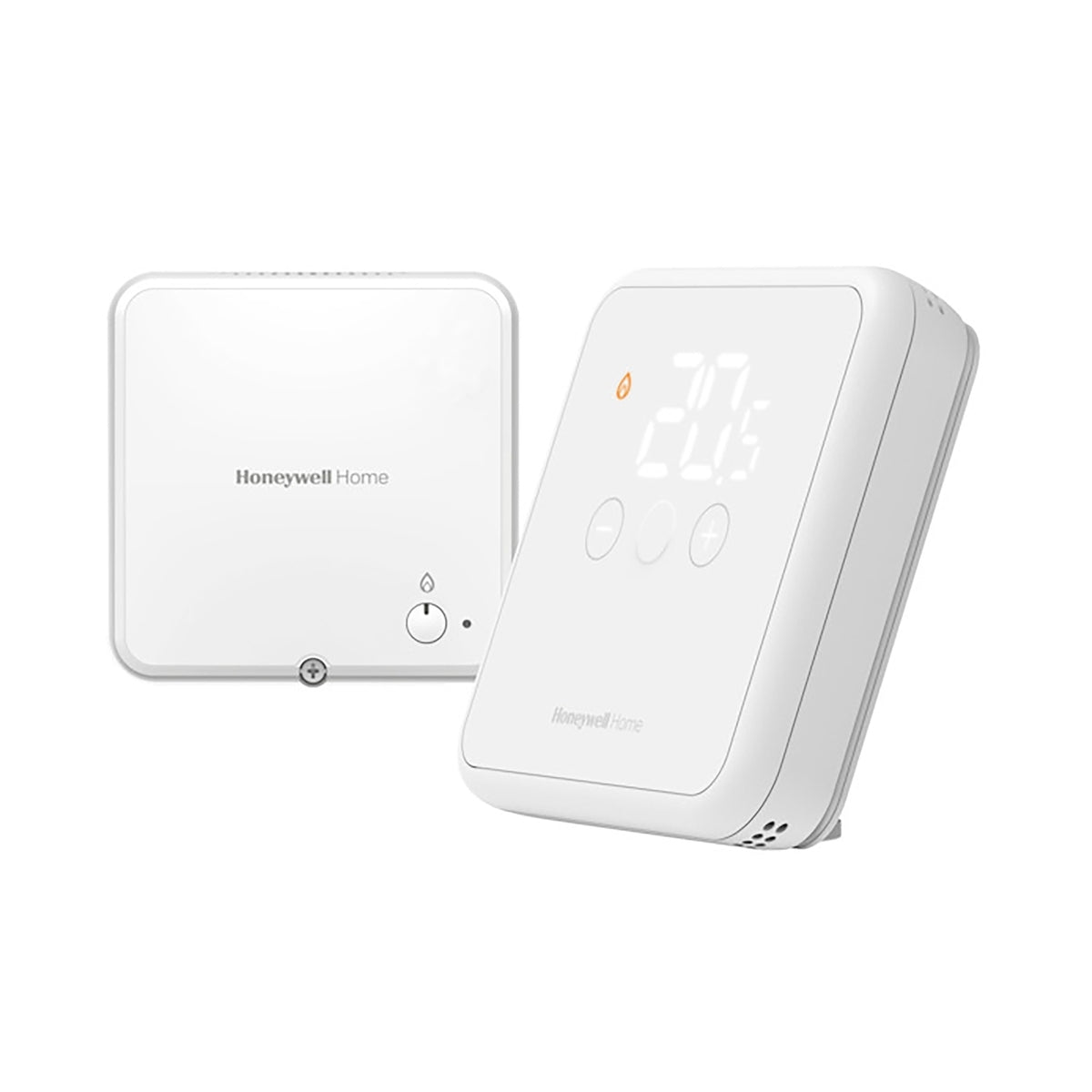 Honeywell Home DT4R wireless thermostat with receiver box