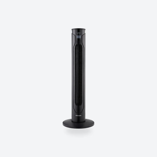 Dimplex EasyBreeze tower fan in anthracite, front view