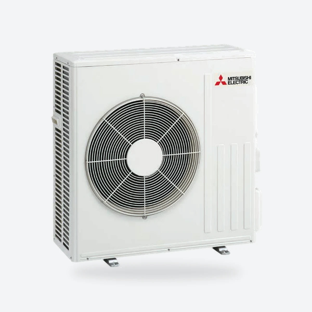 Mitsubishi Electric MUZ-LN outdoor unit in white, front angled view