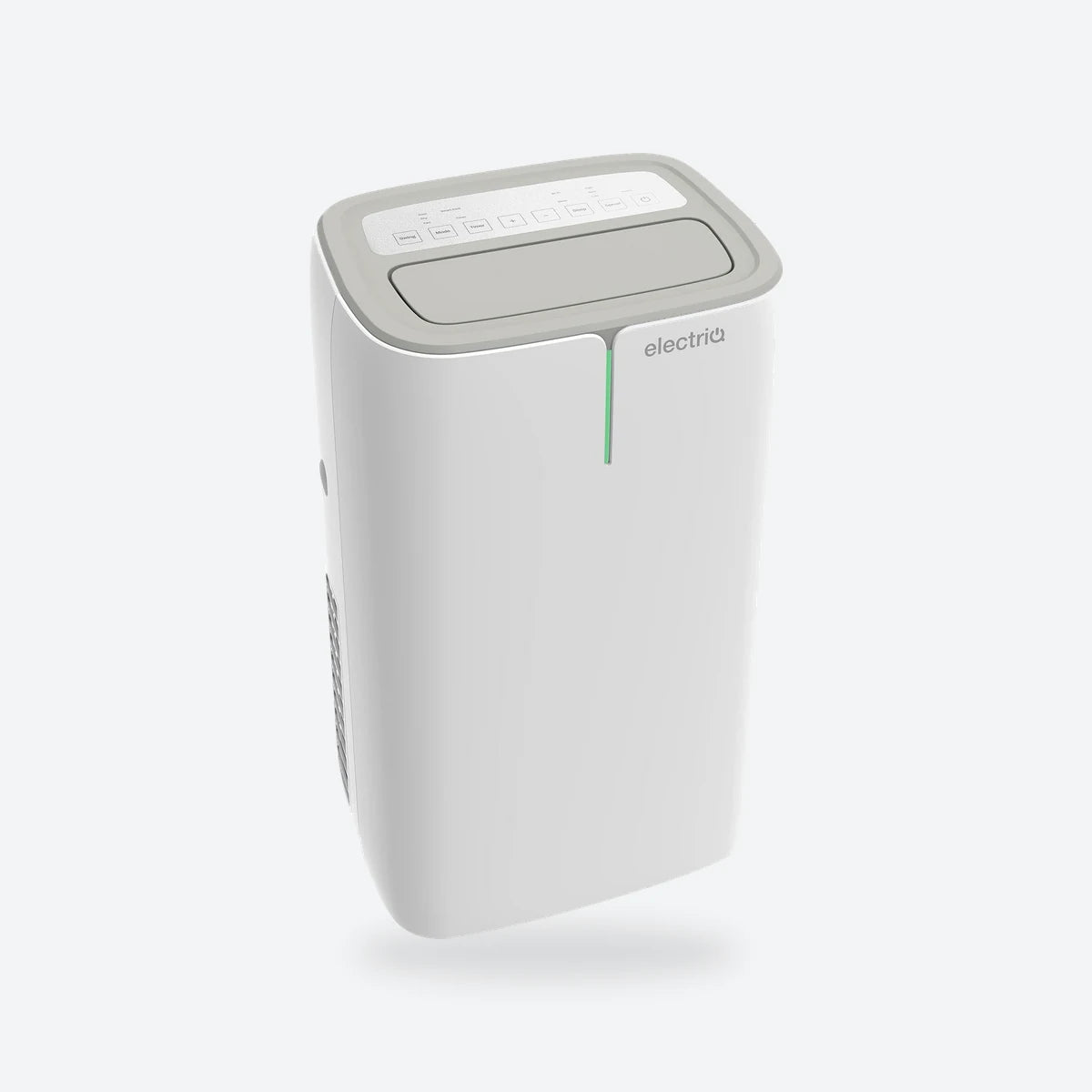 electriQ EcoPlus12HPW portable air conditioner, front angled view