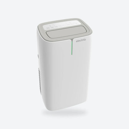 electriQ EcoPlus12HPW portable air conditioner, front angled view