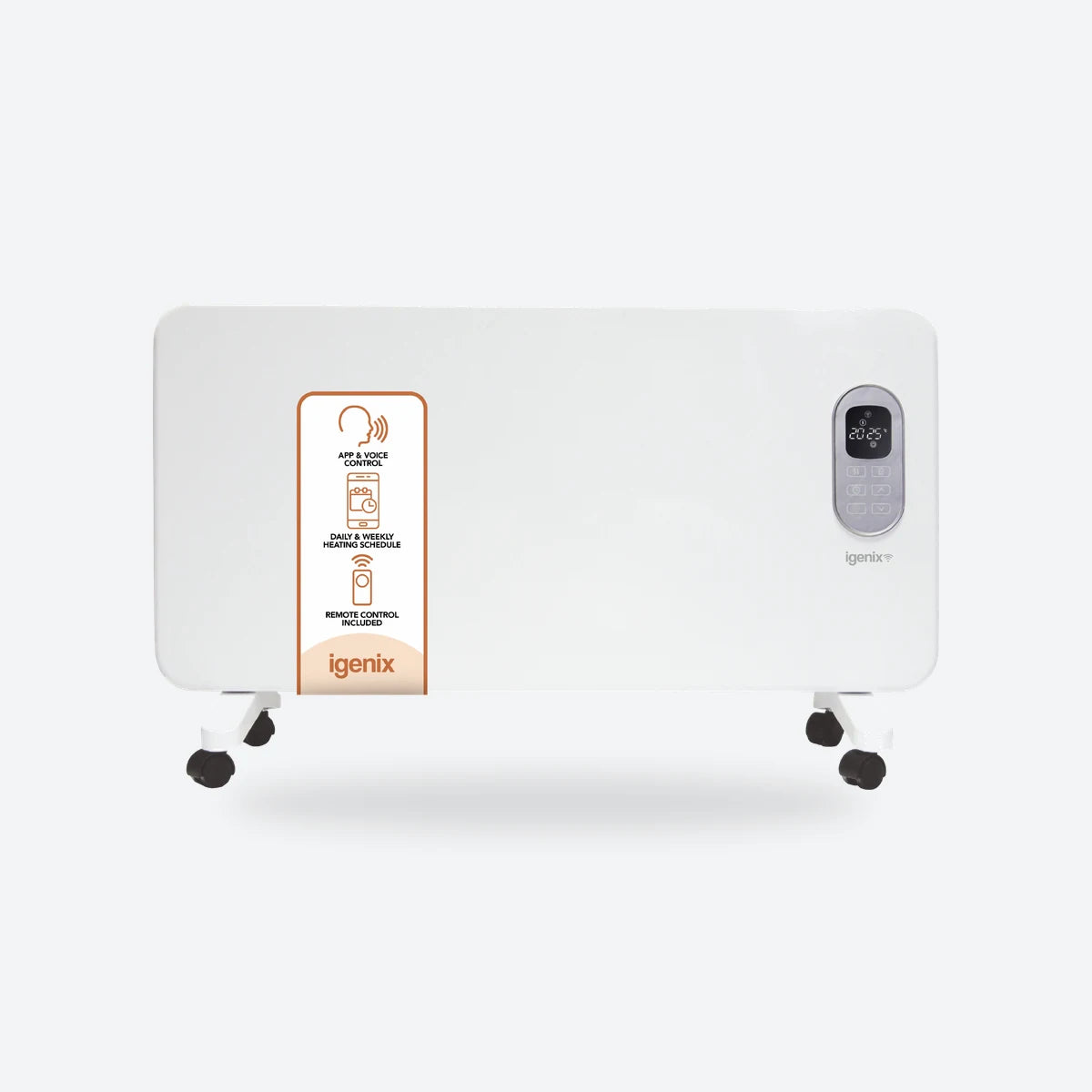 Igenix IG9520WIFI 2 kW smart panel heater in white