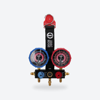 JAVAC EDGE JAV-1216 2-valve manifold, front view