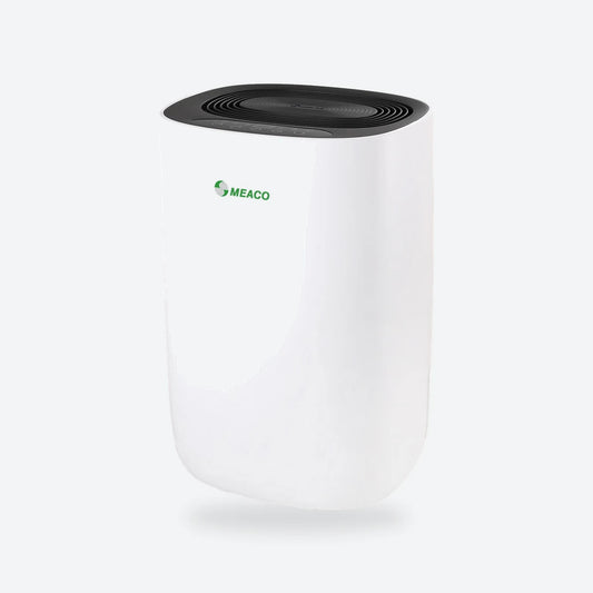 MeacoDry ABC 10L dehumidifier in white, front view