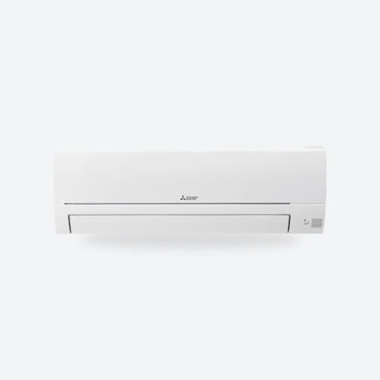 Mitsubishi Electric MSZ-HR wall-mounted air conditioning indoor unit in white, seen from the front.